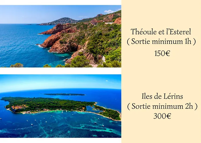 Côte D'azur Sur Un Navire De Plaisance Hotel en barco Mandelieu