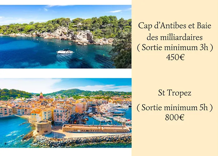 Côte D'azur Sur Un Navire De Plaisance Hotel en barco